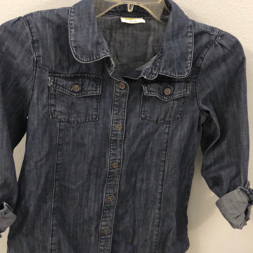 Girls’ Denim Shirt